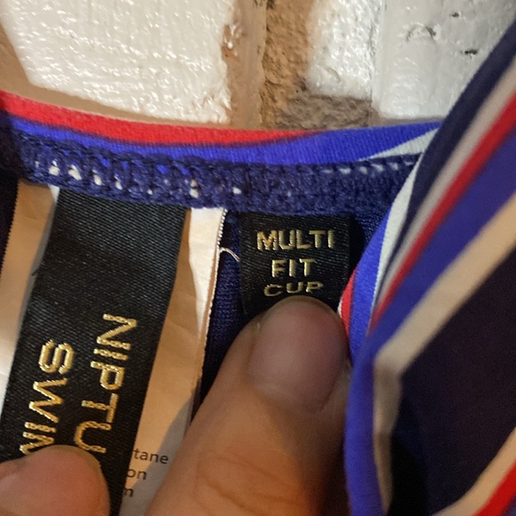 Nip Tuck striped one piece swimsuit - Picture 4 of 7